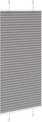 vidaXL - Plissé - rolgordijn - 65x150 - cm - stofbreedte - 64,4 - cm - antraciet