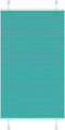 vidaXL - Plissé - rolgordijn - 70x100 - cm - stofbreedte - 69,4 - cm - petrol - groen