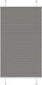 vidaXL - Plissé - rolgordijn - 70x100 - cm - stofbreedte - 69,4 - cm - antraciet
