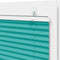 vidaXL - Plissé - rolgordijn - 70x100 - cm - stofbreedte - 69,4 - cm - petrol - groen