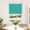 vidaXL - Plissé - rolgordijn - 70x100 - cm - stofbreedte - 69,4 - cm - petrol - groen
