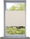 vidaXL-Plissé-rolgordijn-70x200cm-creme
