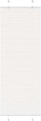 vidaXL - Plissé - rolgordijn - 75x200 - cm - stofbreedte - 74,4 - cm - polyester - wit