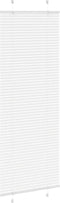 vidaXL - Plissé - rolgordijn - 75x200 - cm - stofbreedte - 74,4 - cm - polyester - wit