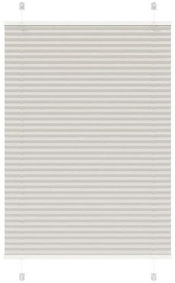 vidaXL - Plissé - rolgordijn - 85x100 - cm - stofbreedte - 84,4 - cm - polyester
