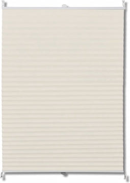 vidaXL - Plisséjaloezie - 70x125 - cm - crème