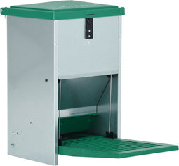 vidaXL - Pluimveevoerbak - automatisch - met - pedaal - 8 - kg