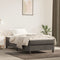 vidaXL - Pocketveringmatras - 100x200x20 - cm - fluweel - donkergrijs