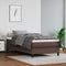 vidaXL - Pocketveringmatras - 100x200x20 - cm - kunstleer - bruin