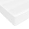 vidaXL - Pocketveringmatras - 100x200x20 - cm - kunstleer - wit
