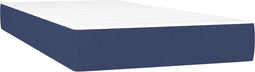 vidaXL - Pocketveringmatras - 100x200x20 - cm - stof - blauw