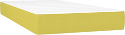 vidaXL - Pocketveringmatras - 100x200x20 - cm - stof - groen