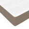 vidaXL - Pocketveringmatras - 100x200x20 - cm - stof - taupe