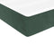 vidaXL - Pocketveringmatras - 100x210x20 - cm - fluweel - donkergroen