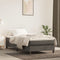 vidaXL - Pocketveringmatras - 100x220x20 - cm - fluweel - donkergrijs