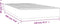vidaXL - Pocketveringmatras - 120x190x20 - cm - fluweel - donkergroen