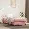 vidaXL - Pocketveringmatras - 120x190x20 - cm - fluweel - roze