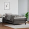 vidaXL - Pocketveringmatras - 120x190x20 - cm - kunstleer - grijs