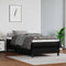 vidaXL - Pocketveringmatras - 120x190x20 - cm - kunstleer - zwart