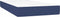 vidaXL - Pocketveringmatras - 120x190x20 - cm - stof - blauw