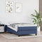 vidaXL - Pocketveringmatras - 120x190x20 - cm - stof - blauw