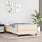 vidaXL - Pocketveringmatras - 120x190x20 - cm - stof - crèmekleurig