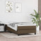 vidaXL - Pocketveringmatras - 120x190x20 - cm - stof - donkerbruin