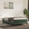vidaXL - Pocketveringmatras - 120x200x20 - cm - fluweel - donkergroen