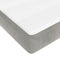 vidaXL - Pocketveringmatras - 120x200x20 - cm - fluweel - lichtgrijs