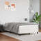 vidaXL - Pocketveringmatras - 120x200x20 - cm - kunstleer - wit
