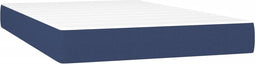 vidaXL - Pocketveringmatras - 120x200x20 - cm - stof - blauw