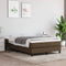 vidaXL - Pocketveringmatras - 120x200x20 - cm - stof - donkerbruin