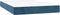 vidaXL - Pocketveringmatras - 120x210x20 - cm - fluweel - donkerblauw