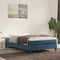 vidaXL - Pocketveringmatras - 120x210x20 - cm - fluweel - donkerblauw