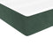 vidaXL - Pocketveringmatras - 120x210x20 - cm - fluweel - donkergroen