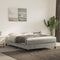 vidaXL - Pocketveringmatras - 120x210x20 - cm - fluweel - lichtgrijs