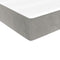 vidaXL - Pocketveringmatras - 120x210x20 - cm - fluweel - lichtgrijs
