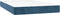 vidaXL - Pocketveringmatras - 120x220x20 - cm - fluweel - donkerblauw