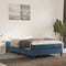 vidaXL - Pocketveringmatras - 120x220x20 - cm - fluweel - donkerblauw
