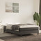 vidaXL - Pocketveringmatras - 120x220x20 - cm - fluweel - donkergrijs