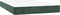 vidaXL - Pocketveringmatras - 120x220x20 - cm - fluweel - donkergroen