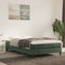 vidaXL - Pocketveringmatras - 120x220x20 - cm - fluweel - donkergroen
