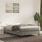 vidaXL - Pocketveringmatras - 120x220x20 - cm - fluweel - lichtgrijs