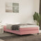 vidaXL - Pocketveringmatras - 120x220x20 - cm - fluweel - roze