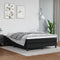 vidaXL - Pocketveringmatras - 140x190x20 - cm - kunstleer - zwart