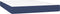 vidaXL - Pocketveringmatras - 140x190x20 - cm - stof - blauw