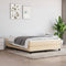 vidaXL - Pocketveringmatras - 140x190x20 - cm - stof - crèmekleurig