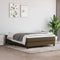 vidaXL - Pocketveringmatras - 140x190x20 - cm - stof - donkerbruin