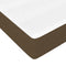 vidaXL - Pocketveringmatras - 140x190x20 - cm - stof - donkerbruin