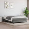 vidaXL - Pocketveringmatras - 140x190x20 - cm - stof - donkergrijs
